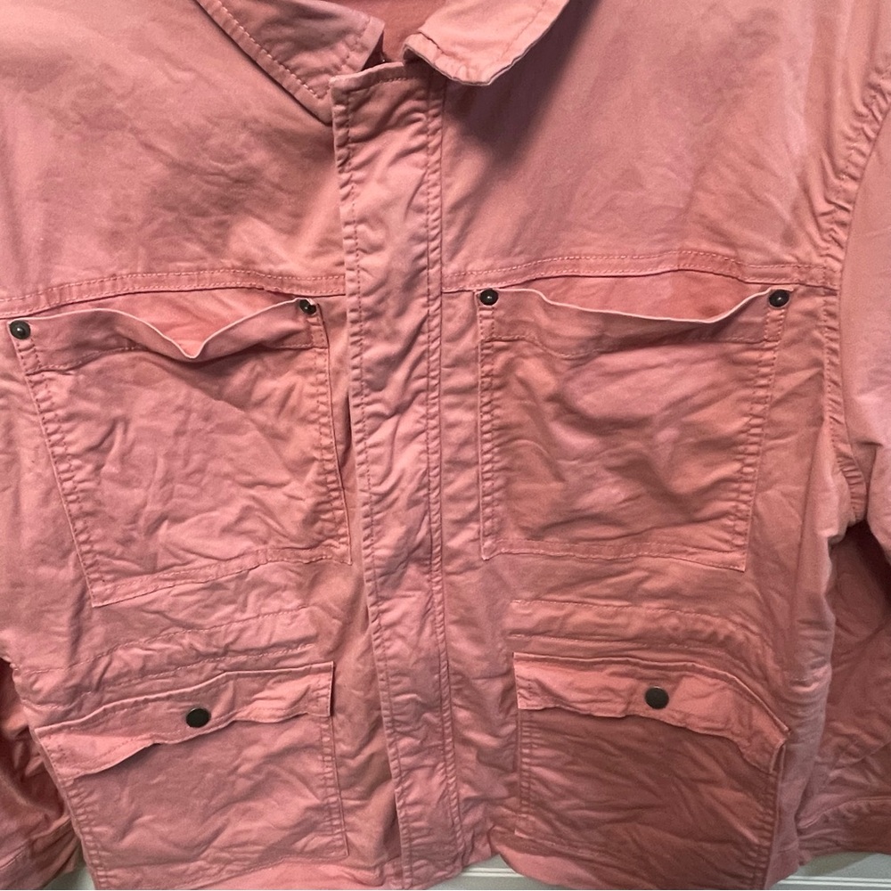 Women’s Time and Tru Adjustable Waist Pink Jacket XL 16-18 Cotton/spandex - Picture 8 of 8